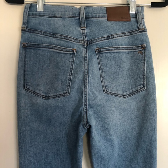 Madewell Roadtripper 11” HighRise Jeans Button Front Edition Size 25 - Picture 6 of 16
